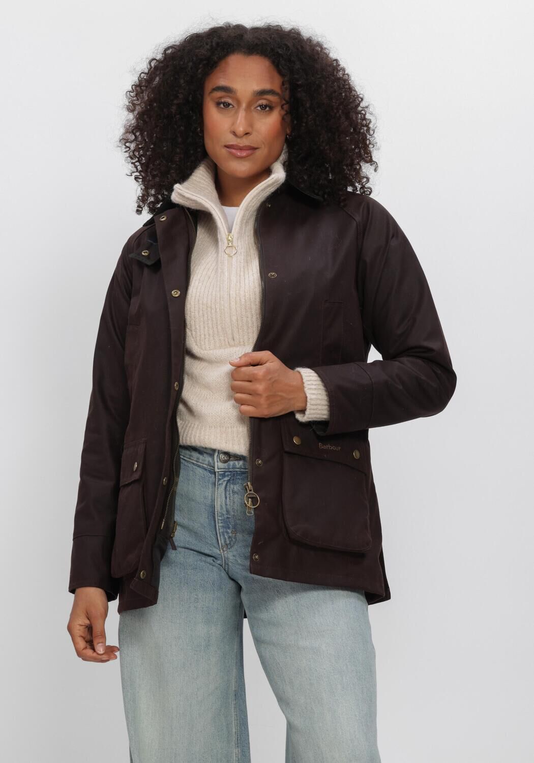 Barbour Barbour Jack Dames Acorn Wax Jacket