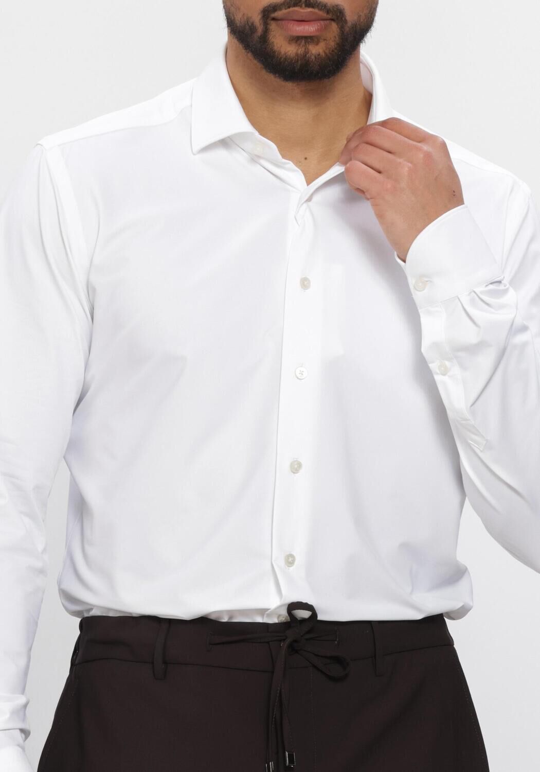 Witte XACUS Klassiek overhemd 11460 ACT358ML - large