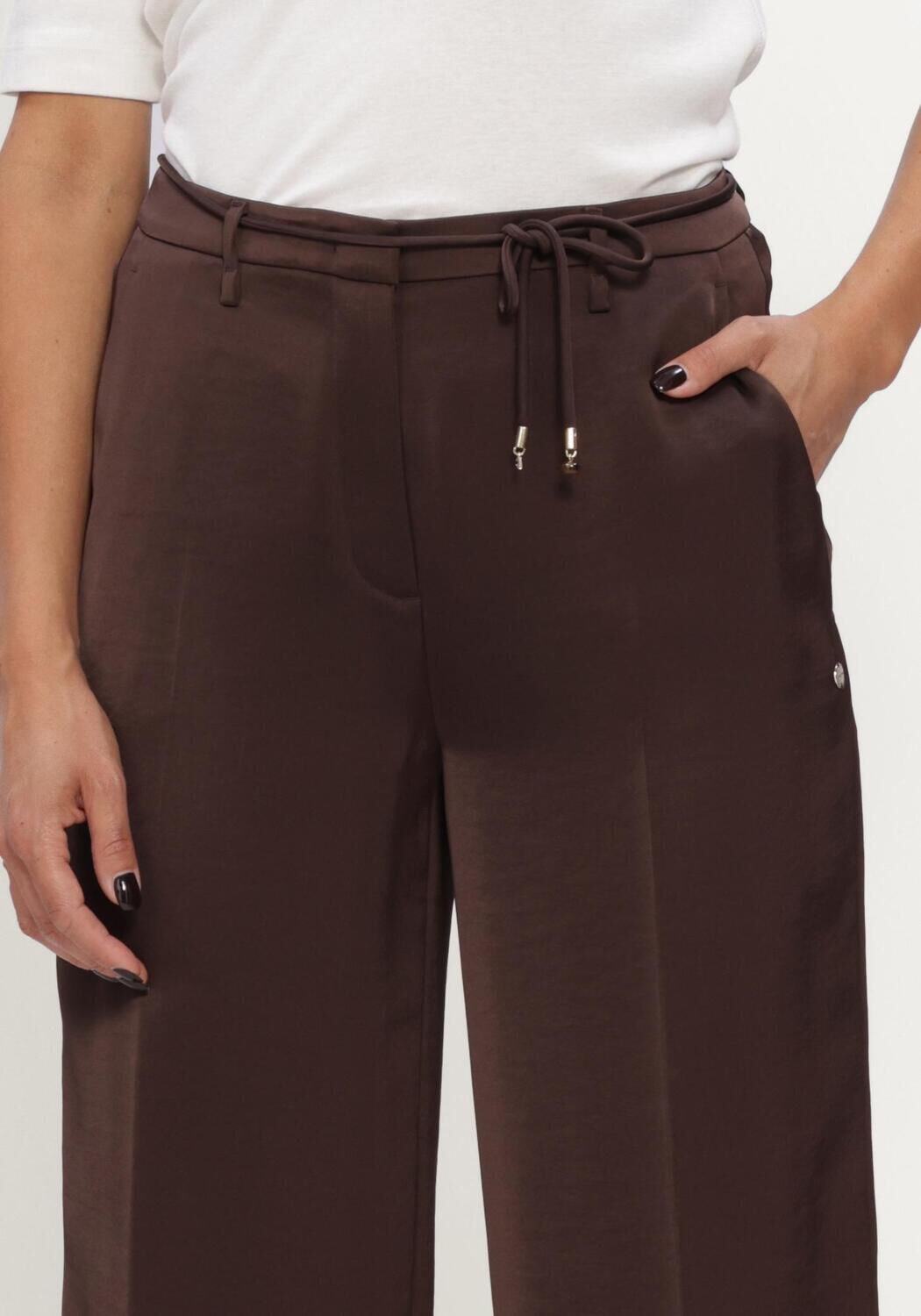 Bruine MARC CAIN COLLECTION Wijde broek PANTALON WARRI - large