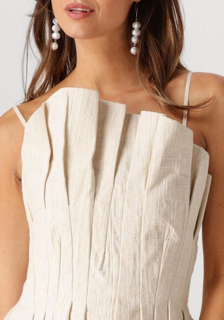 Beige COPENHAGEN MUSE Mini jurk BRINDA DRESS - large