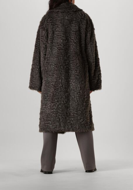 Grijze STAND STUDIO Faux fur jas NICOLE COAT - large