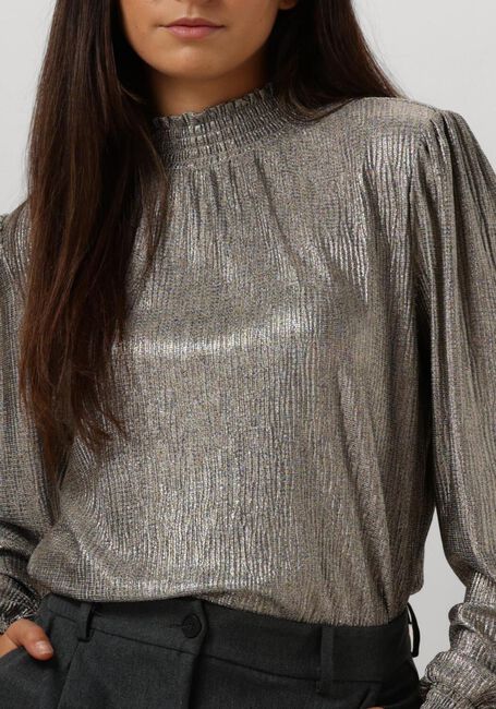 Gouden AAIKO Blouses TORY METALLIC PES 165 - large