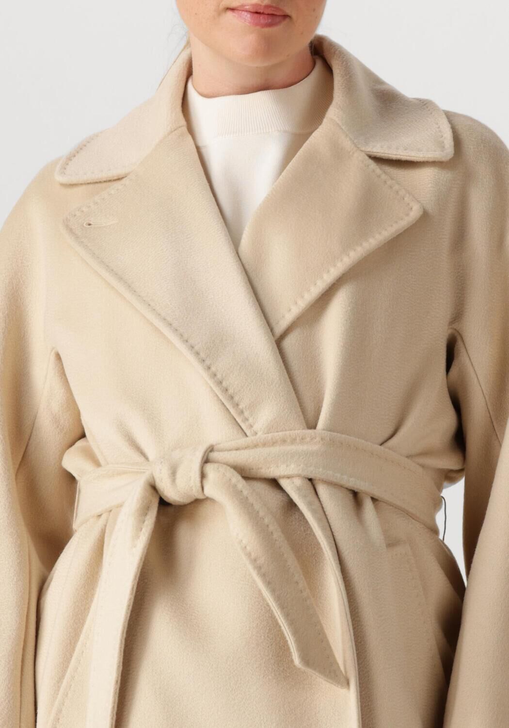 Ecru MAX MARA Mantel RESINA - large