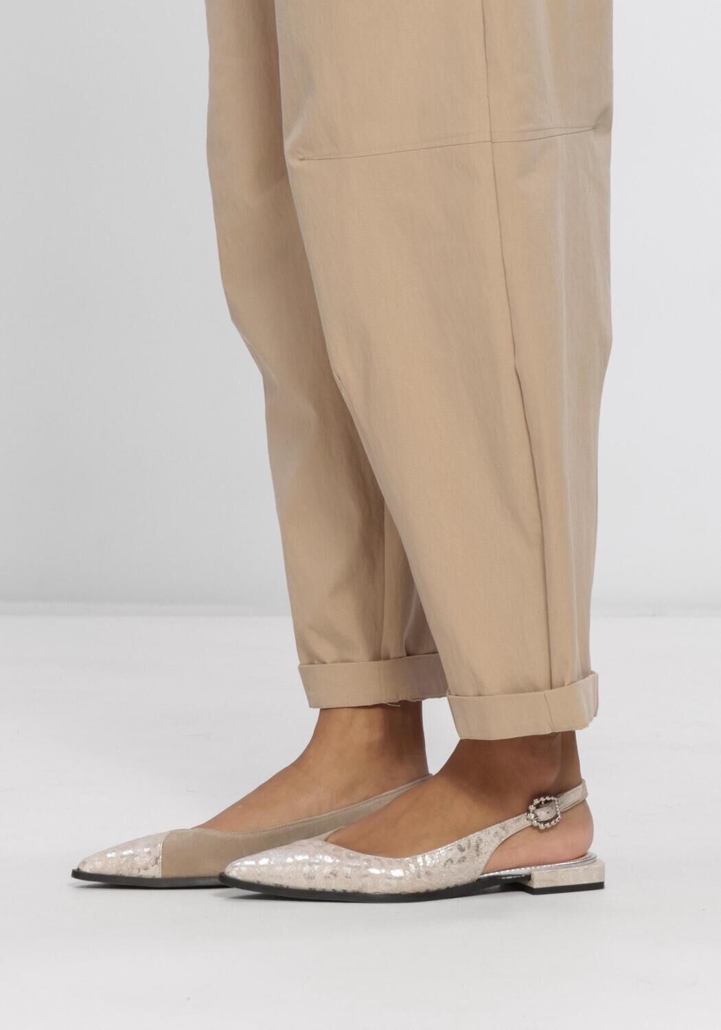 Beige FLORIS VAN BOMMEL Slingbacks SFW-40055 GYNNI - large