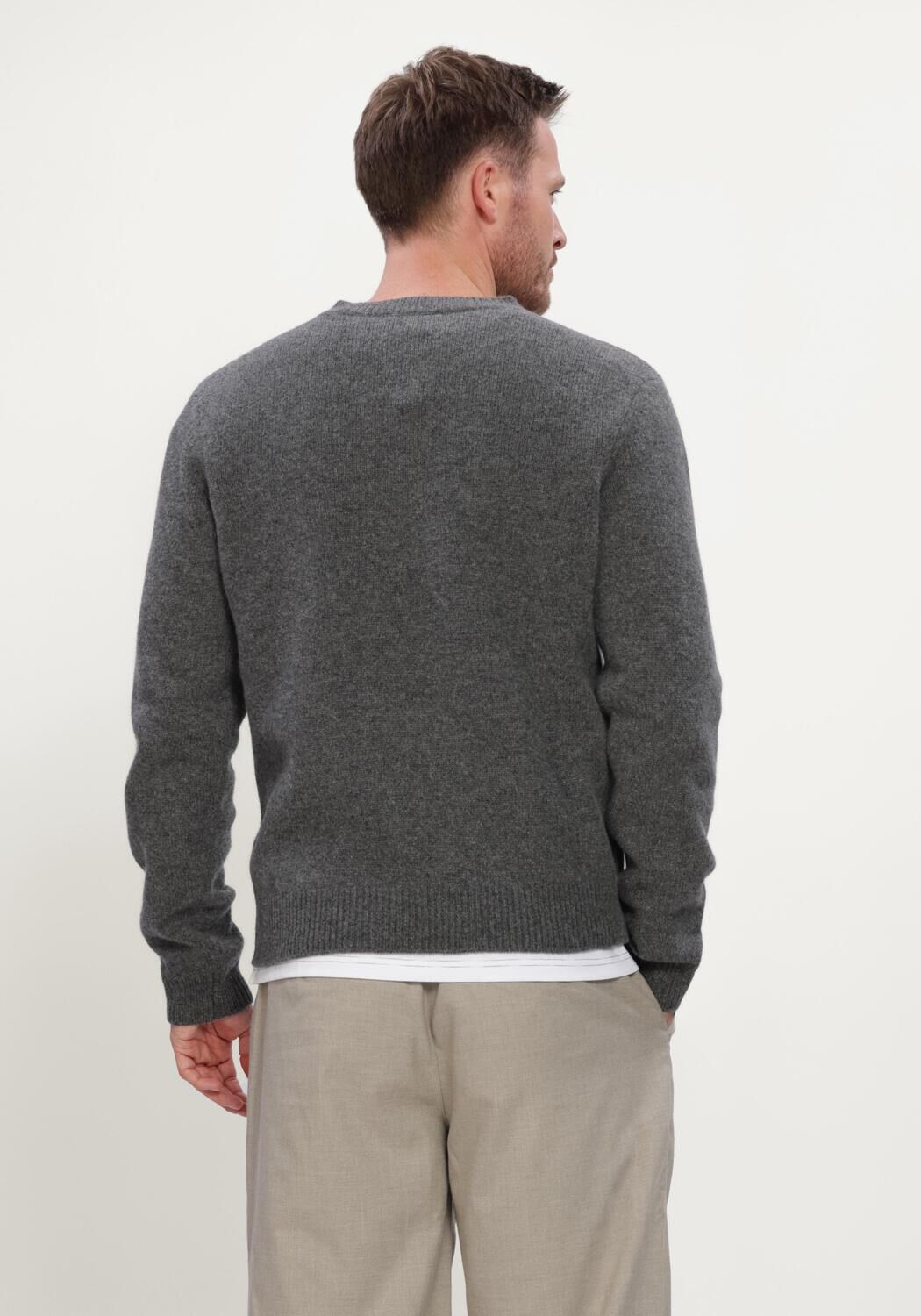 Donkergrijze APC Trui PULL EDMOND - large