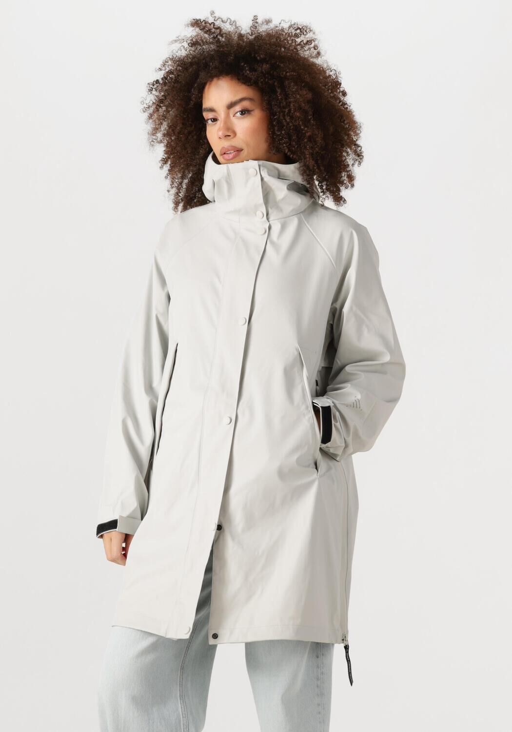 Krakatau Parka Dames Qw458, Maat: S, Kleur: Lichtgrijs afbeelding