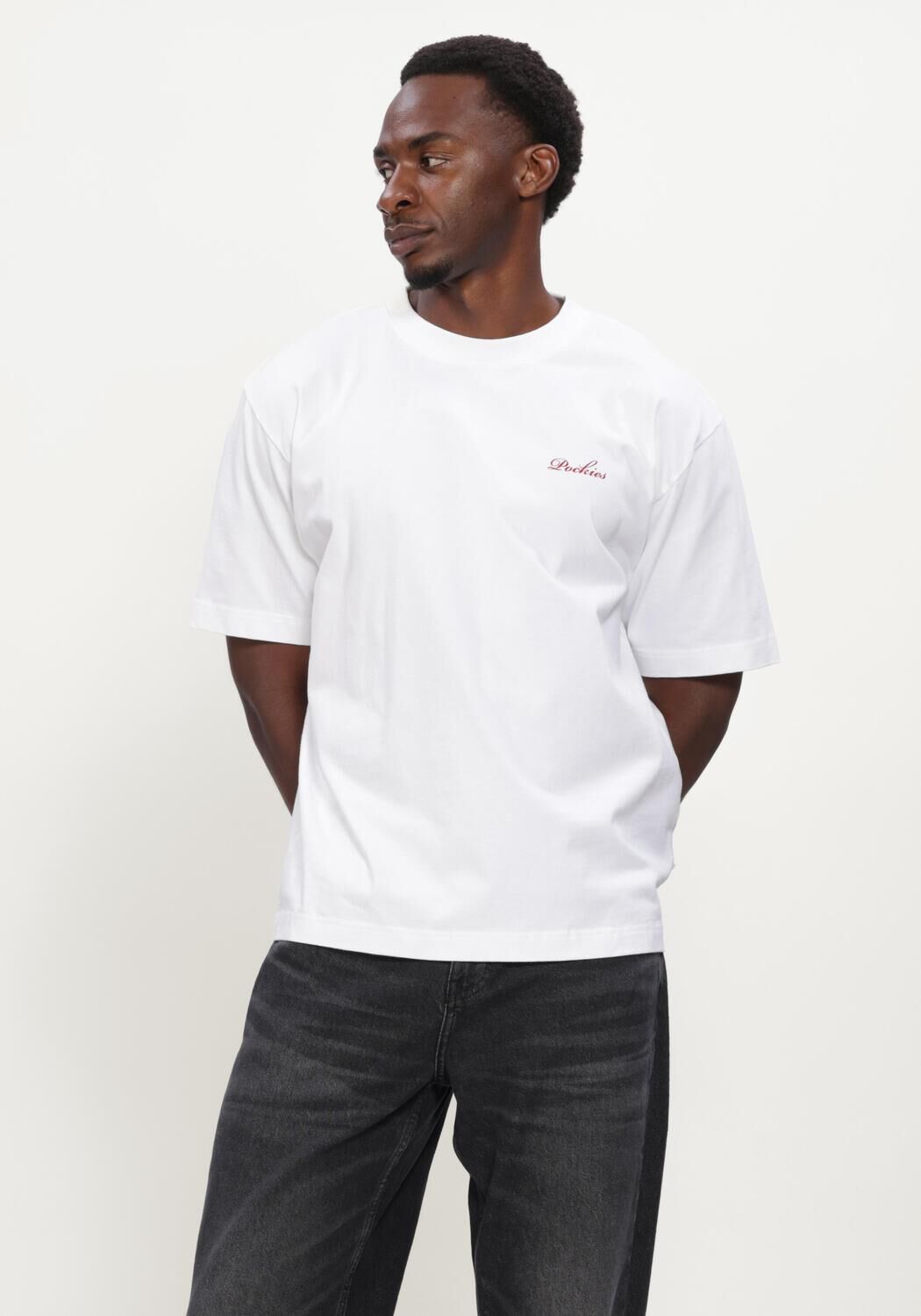 Witte POCKIES T-shirt BM TEE - large
