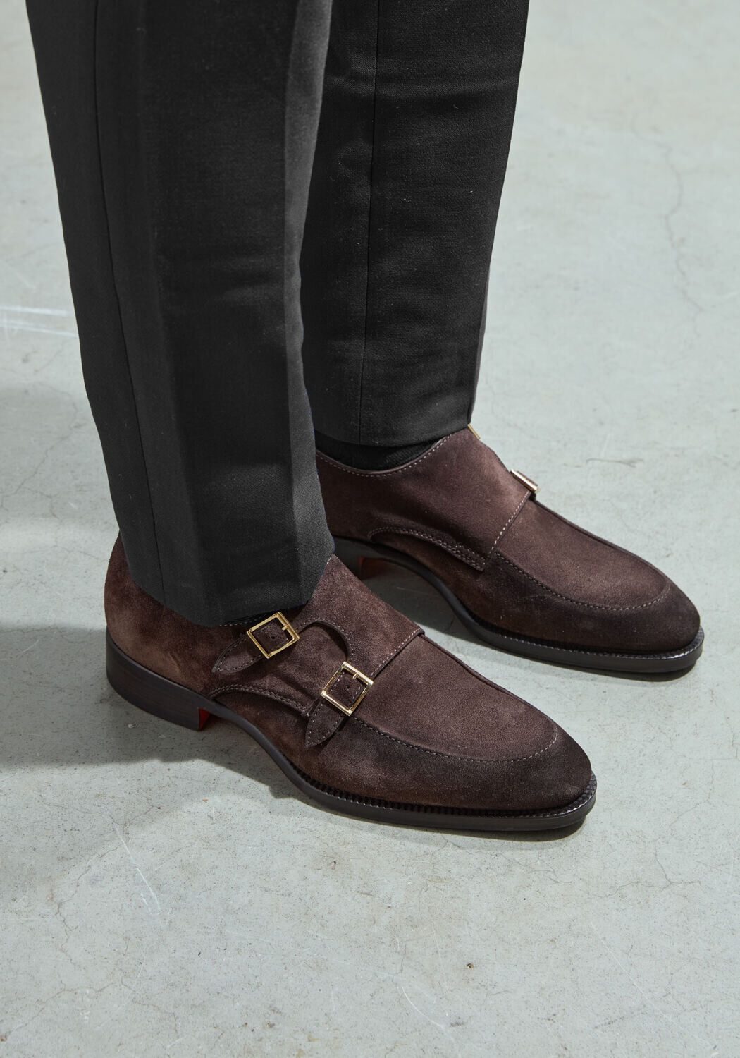 Bruine SANTONI Nette schoenen SUE 2-GESP SPIEGEL SCHOEN - large