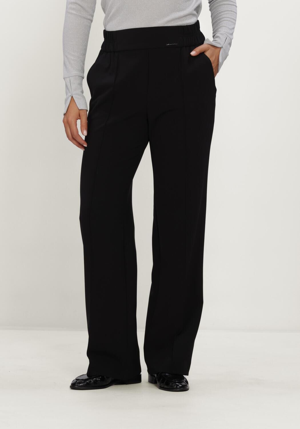 Zwarte MARC CAIN COLLECTION Wijde broek PANTALON WASHINGTON - large