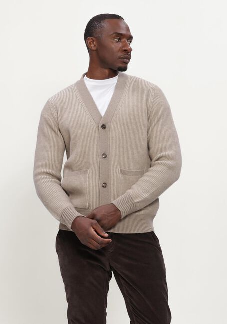 Beige FILIPPO DE LAURENTIIS Vest CARDIGAN BOTT. ML - large