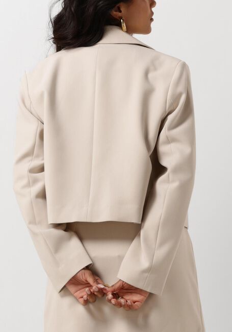 Beige SECOND FEMALE Blazer EVIE CROPPED BLAZER - large