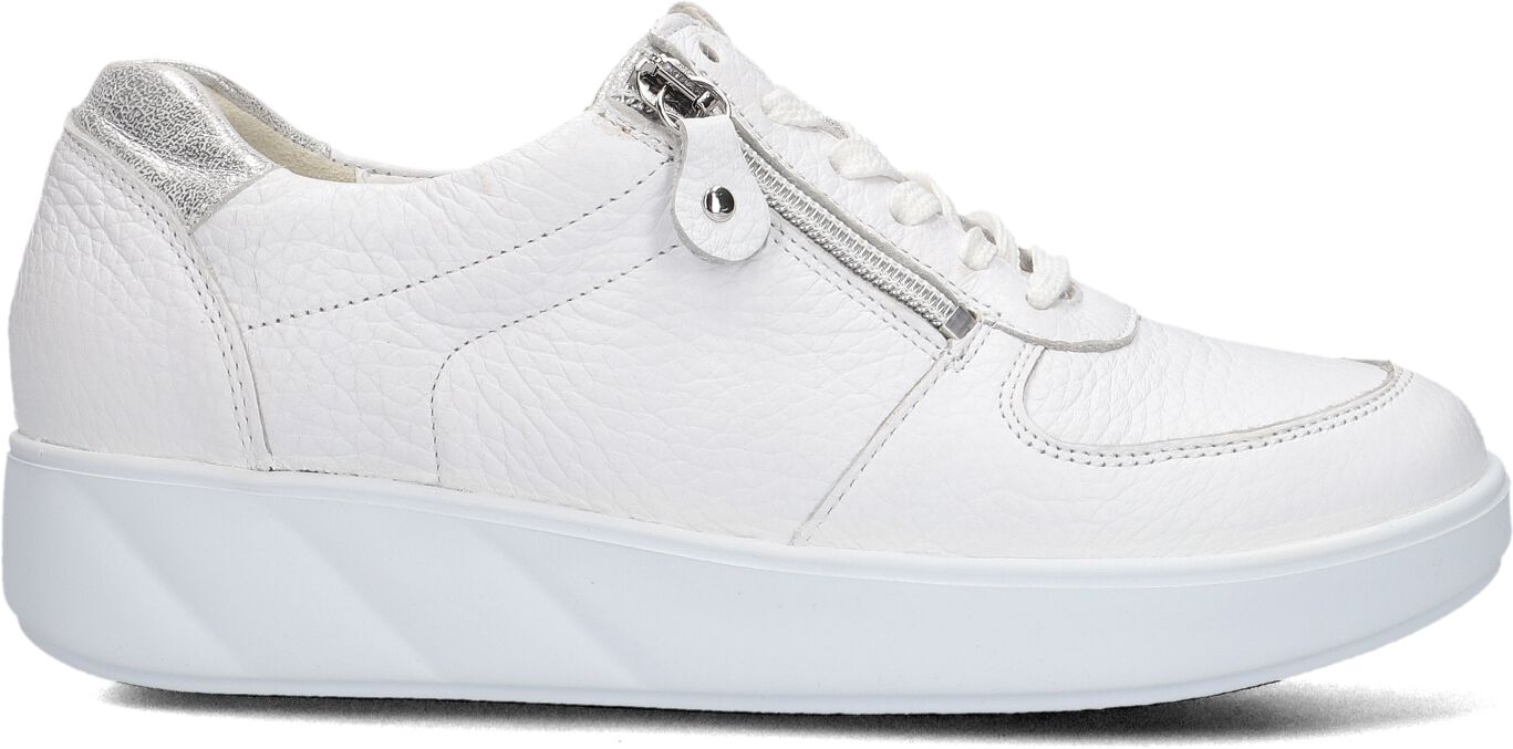 Waldläufer Lage Sneakers Dames 622003, Maat: 39,5, Materiaal: Leer, Kleur: Wit