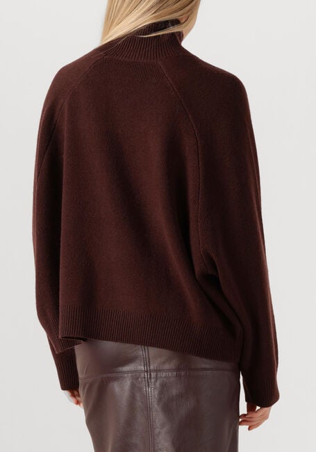 Bruine VANESSA BRUNO Trui FRENE PULL COL MONTANT - large