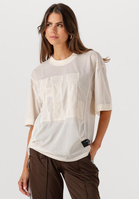 Ecru HAUTE L'AMITI&Eacute; Top DRIFT HL LACE TEE - large