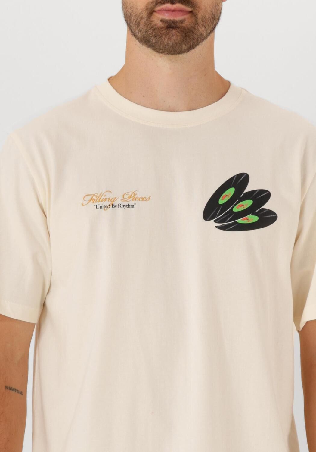 Ecru FILLING PIECES T-shirt T-SHIRT DJ - large