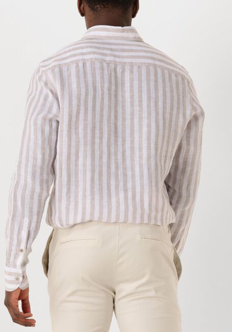 Witte PROFUOMO Klassiek overhemd SHIRT X-CUTAWAY LINEN - large