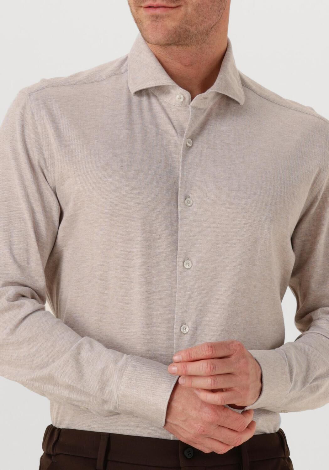 Beige XACUS Casual overhemd 91479 J752ML - large