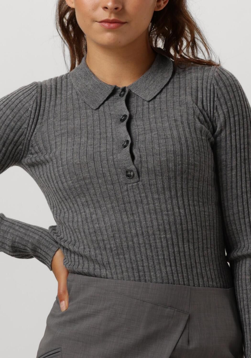 Grijze HERSKIND Tops & T-shirts CADEE BLOUSE - large