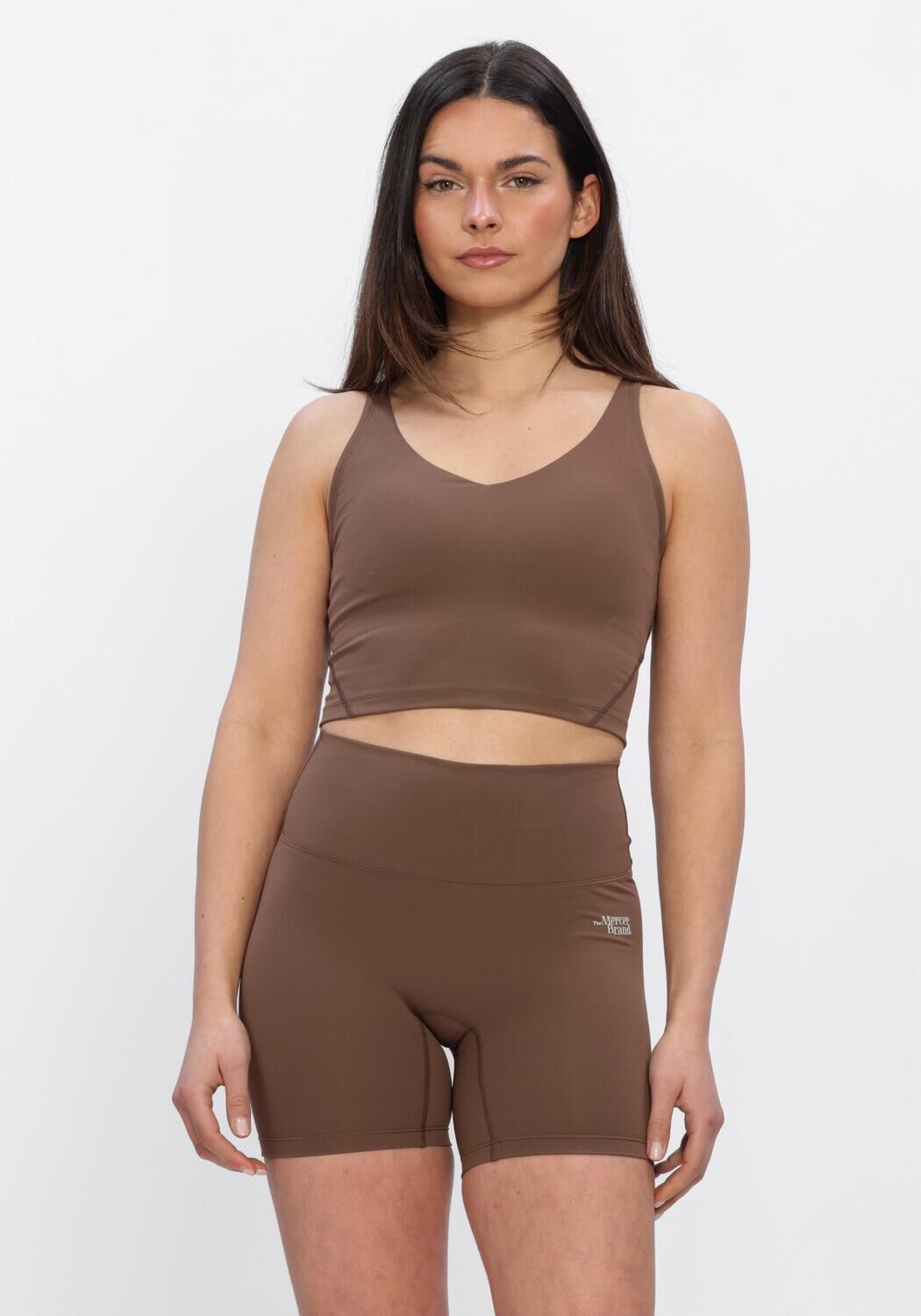 Mercer Amsterdam Top Dames The Mercer Top, Maat: L, Kleur: Bruin afbeelding 1