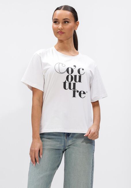 Witte CO'COUTURE T-shirt COCOUTURE BOX TEE - large