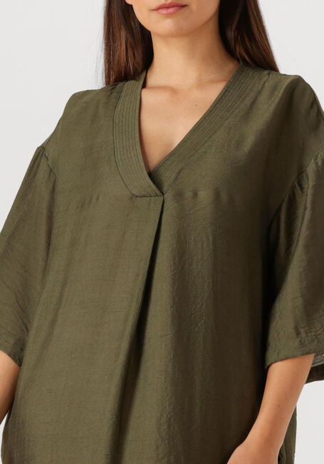 Olijf CO'COUTURE Midi jurk CARYNCC PLEAT TUNIC DRESS - large