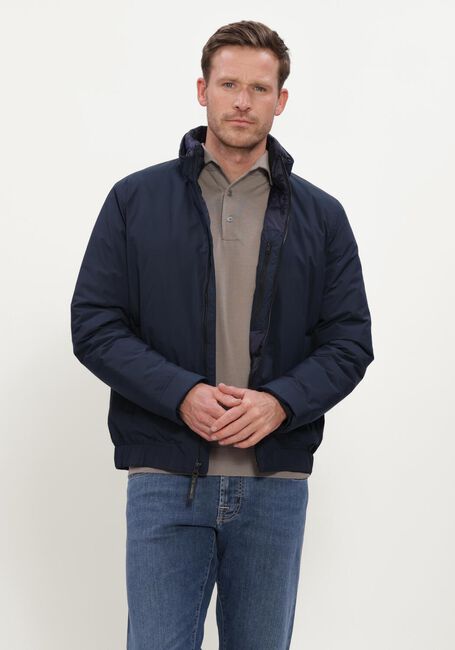 Donkerblauwe WOOLRICH Jack CLOUD LEWIS BOMBER - large