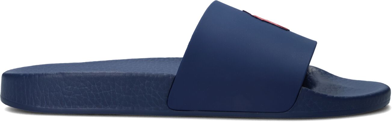 Ralph Lauren Badslippers Heren P. Slide, Maat: 40, Materiaal: Rubber, Kleur: Blauw