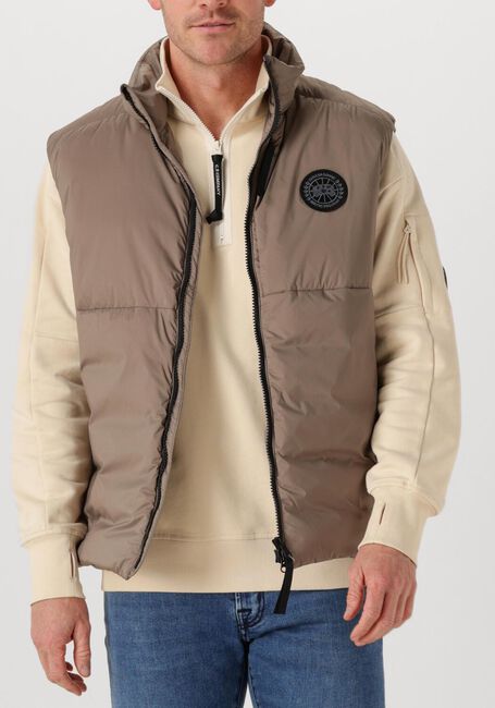 Taupe CANADA GOOSE Bodywarmer LODGE VEST BD - large