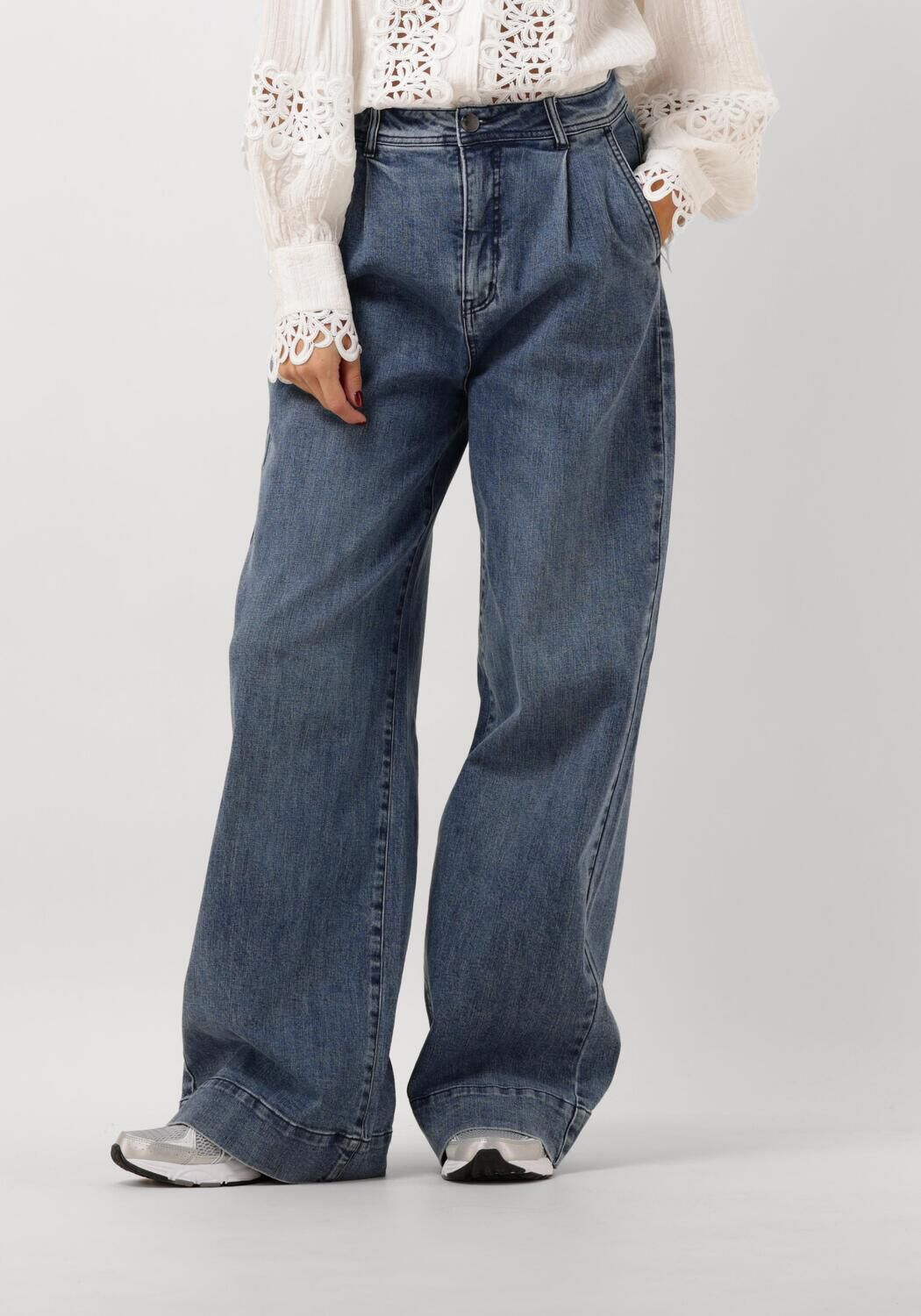 Copenhagen Muse Wide Jeans Dames Cmjean-wide Pants, Maat: M, Kleur: Donkerblauw