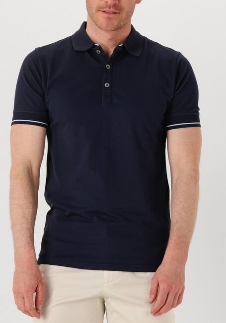 Donkerblauwe GENTI Polo POLO 3 BUTTON SS J2001-1212 - large