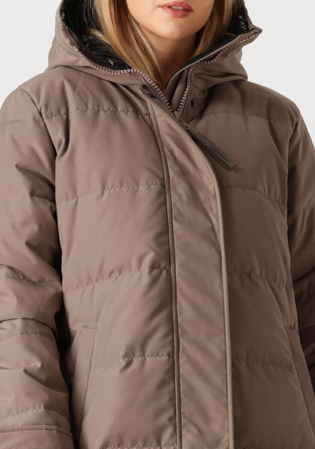 Taupe CANADA GOOSE Gewatteerde jas SHELBURNE PARKA CR - large
