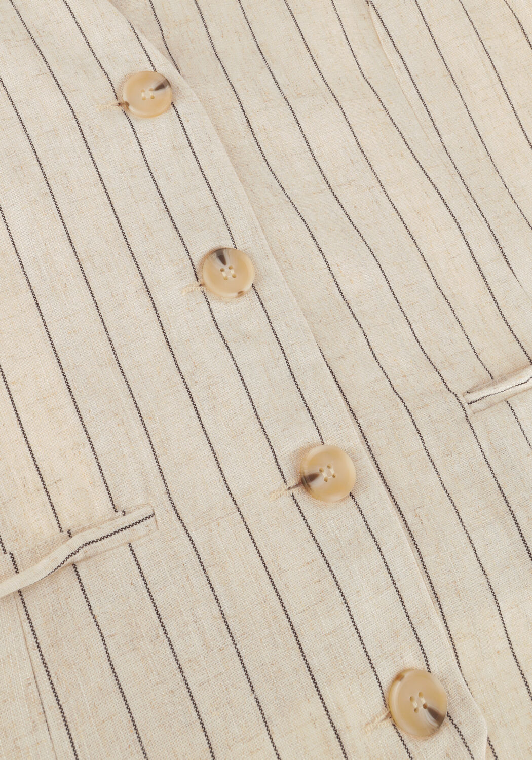 Beige AIMEE THE LABEL Gilet CARIEN - large