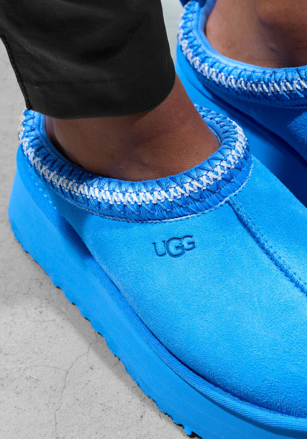 blauwe ugg pantoffels w tazz