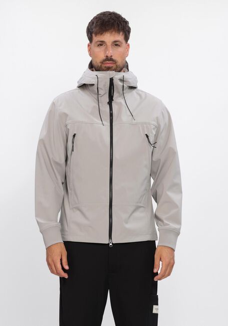 Grijze CP COMPANY Jack C.P. SHELL-R GOGGLE JACKET - large