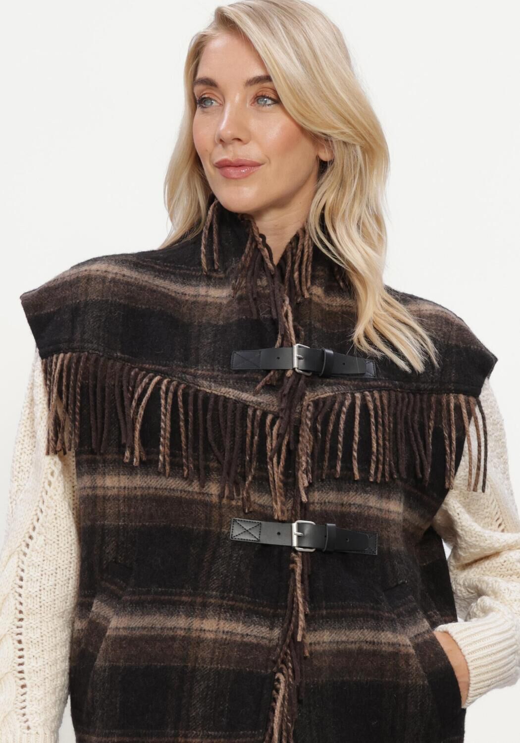 Bruine ISABEL MARANT Bodywarmer GINESA - large