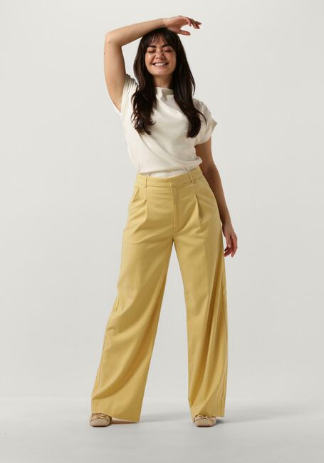 Gele GESTUZ Pantalon PAULA WIDE PANTS - large