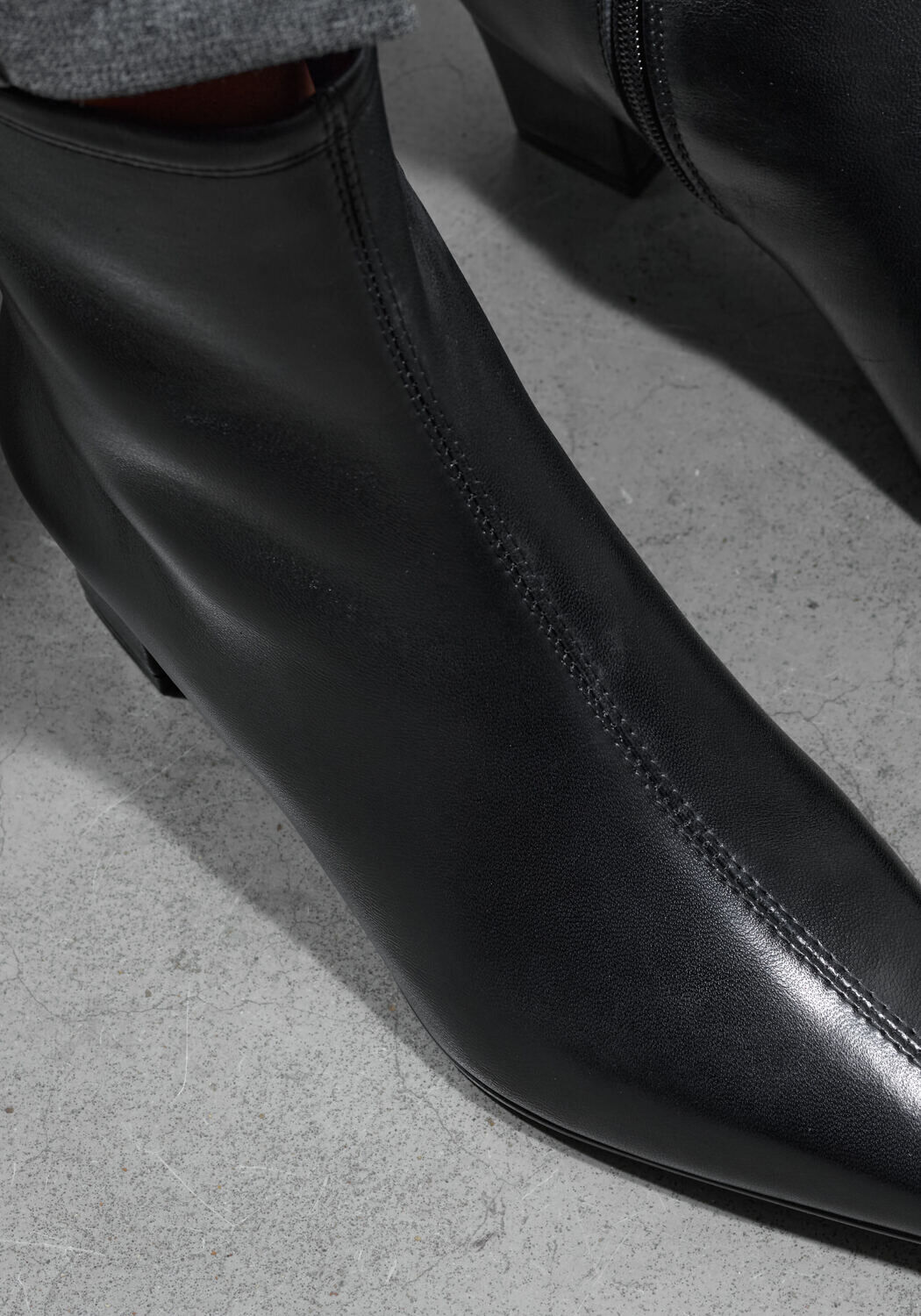 Zwarte STEFANO LAURAN Enkellaarsjes BRENDA 7 - large