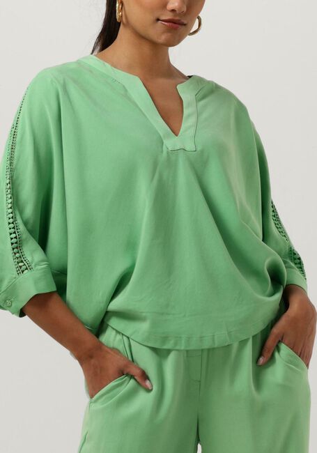 Mint SUMMUM Blouses TOP BAT SLEEVES TENCEL - large
