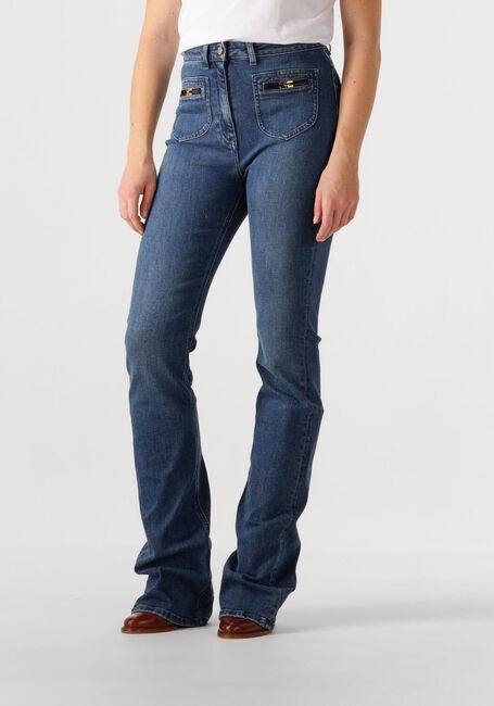 Blauwe ELISABETTA FRANCHI Flared jeans JEANS TROUSERS - large