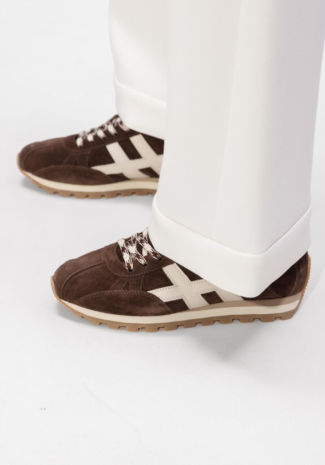 Bruine HOGAN Lage sneakers H701 ALLACCIATO H - large