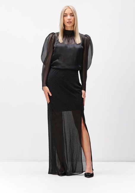Zwarte DANTE6 Maxirok SILAO RHINESTONE SKIRT - large