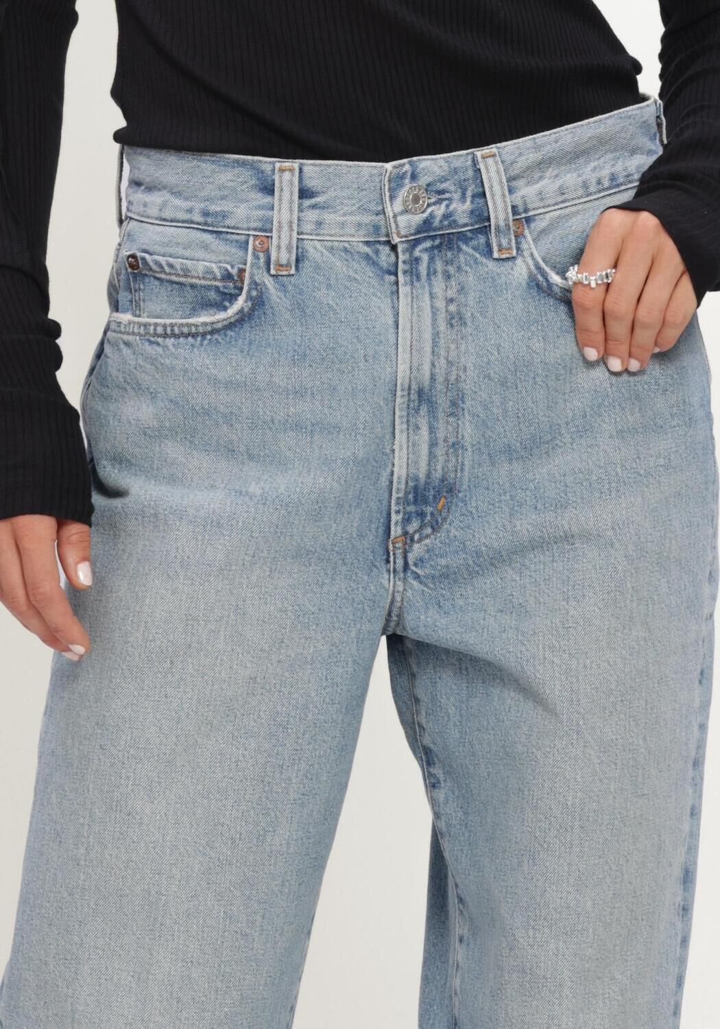 Blauwe AGOLDE Straight leg jeans 80'S JEAN IN ORBITAL - large