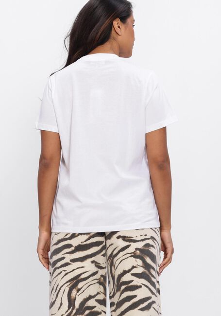 Witte GANNI Tops & T-shirts BASIC COTTON JERSEY CHERRY WITH CAVIAR - large
