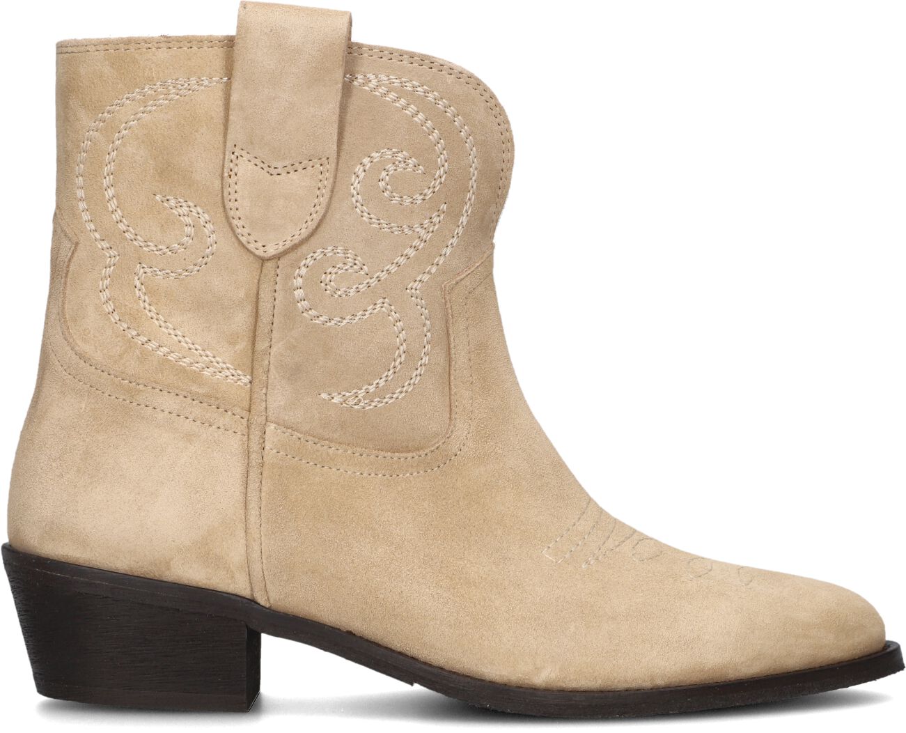 Toral Enkellaarsjes
Dames Puja, Maat: 39, Materiaal: Suède, Kleur: Beige