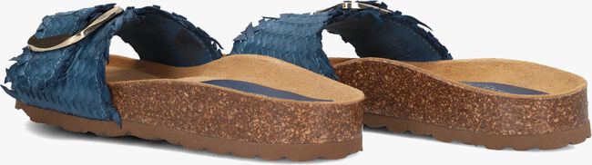 Blauwe STEFANO LAURAN Slippers BIO GEVLOCHTEN 1 BAND SLIPPER MET GESP Blauwe STEFANO LAURAN Slippers BIO GEVLOCHTEN 1 BAND SLIPPER MET GESP - large