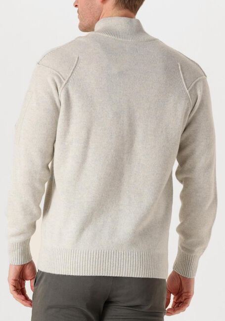 Gebroken wit CP COMPANY Trui KNITWEAR POLO COLLAR IN LAMBSWOOL GRS - large