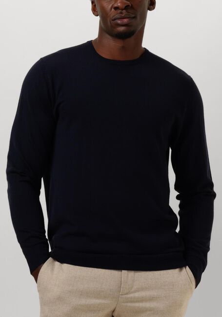 Donkerblauwe PROFUOMO Trui PULLOVER CREWNECK - large