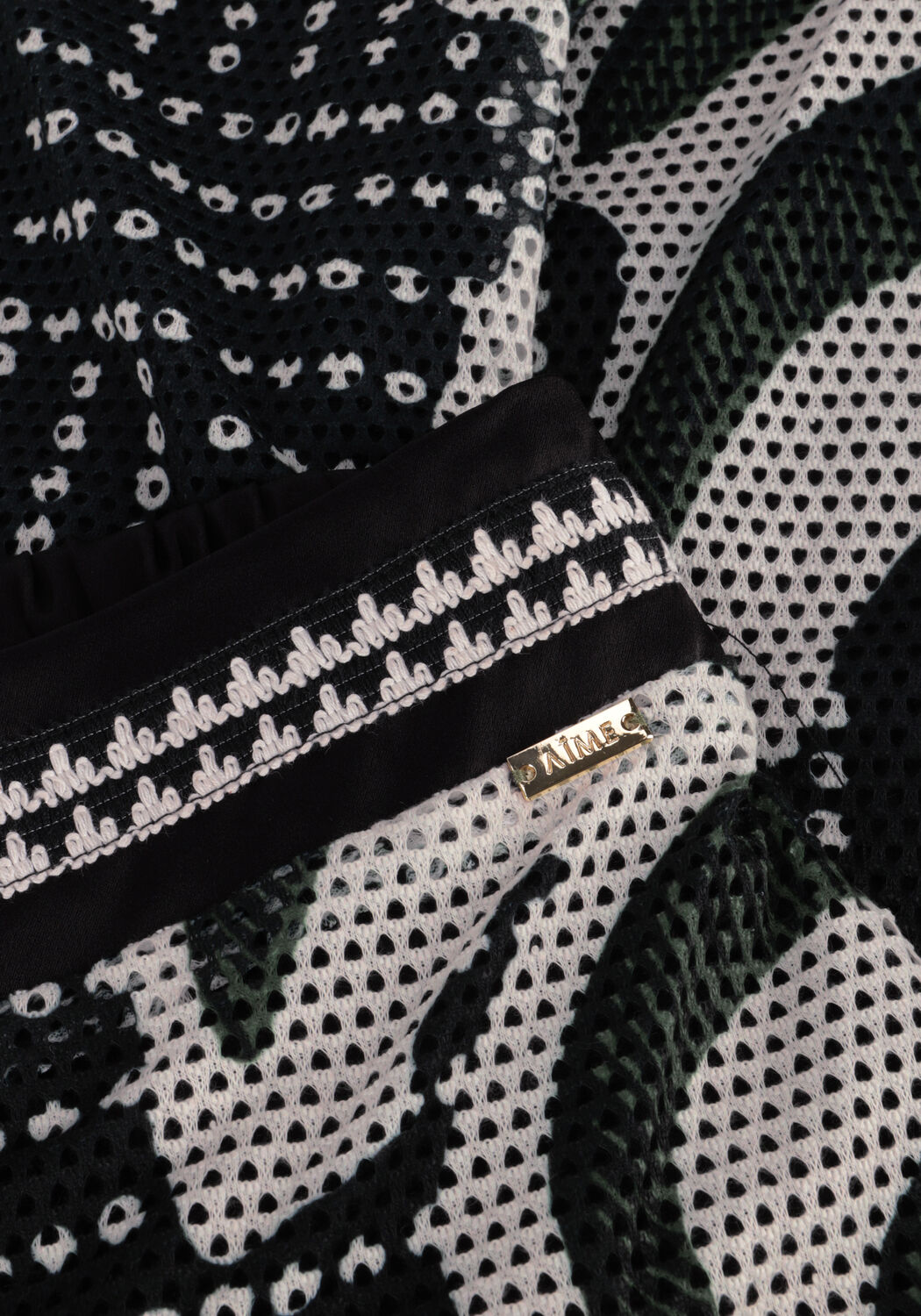 Zwarte AIME BALANCE Flared broek SERENA FLARED - large