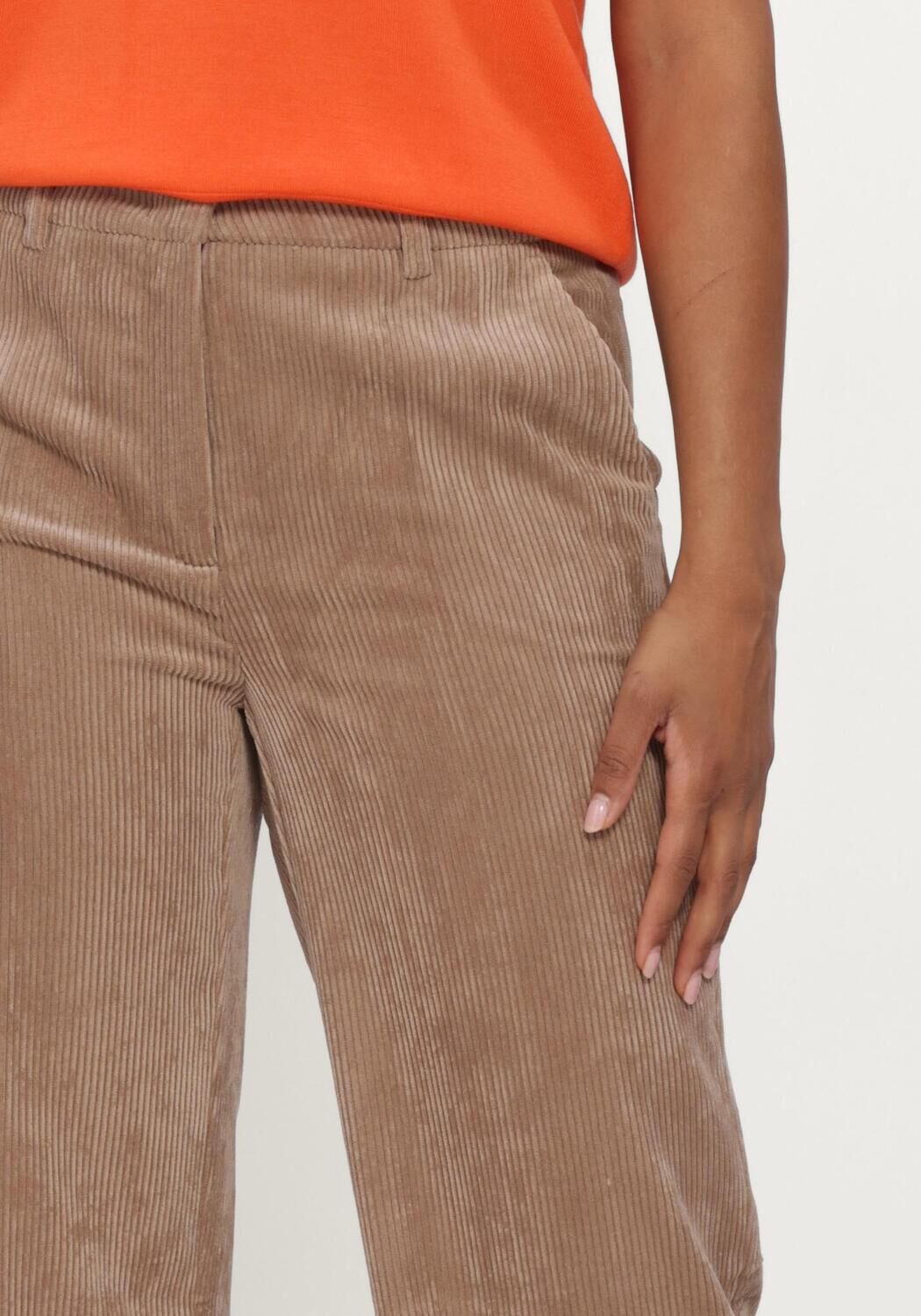 Beige CAMBIO Wijde broek AMELIE - large