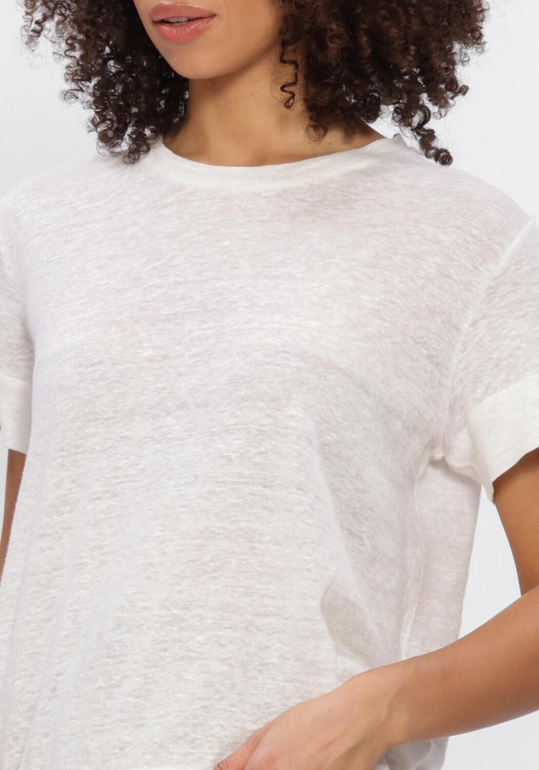 Gebroken wit DOROTHEE SCHUMACHER T-shirt NATURAL EASE SHIRT - large